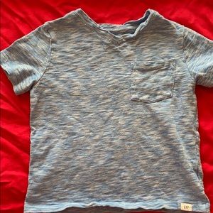 GAP baby blue V- neck tee